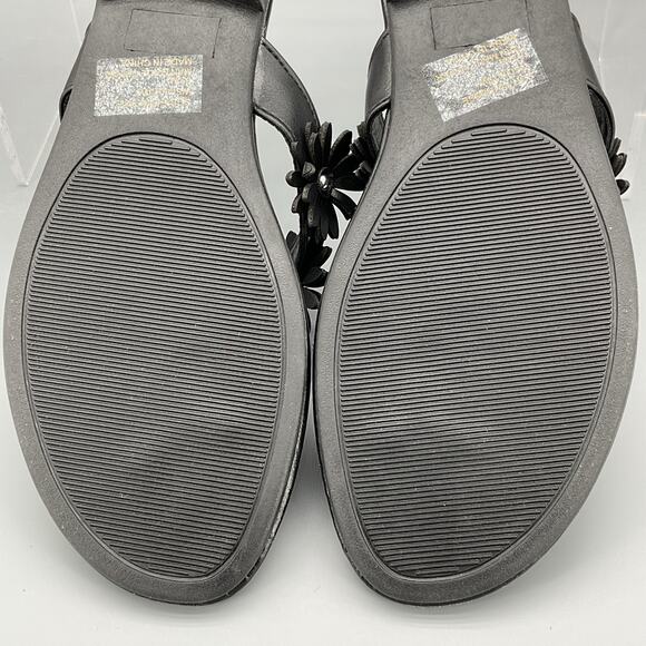 NEW Sugar Women’s Finnesse Flower Thong Sandals Black Size 8.5M - Picture 10 of 10